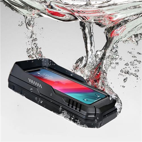 CL CHLIN® Premium 2 Waterdichte Fietshouder met Opbergruimte - Geschikt voor Smartphones (5-7 Inch) en Draadloze Powerbank ready