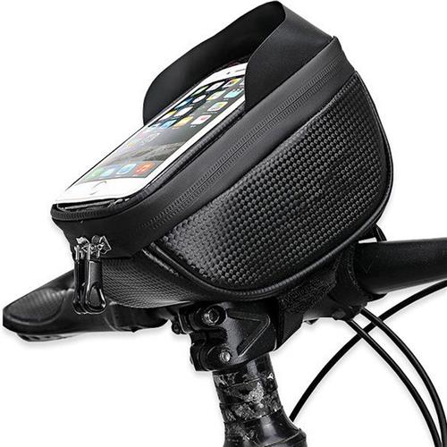 LuxeBass Telefoonhouder fiets | Fietshouder telefoon | Waterproof & met opbergvak - LB440