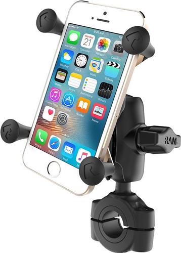 Torque smartphone stang bevestigingset met X-Grip RAM-B-408-75-1-A-UN7U - Kort