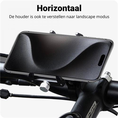 GUB Pro 1 Universele Fiets Telefoonhouder Voor Smartphone Zilver