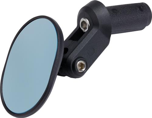 BBB Cycling DropView Fietsspiegel - Montage Links & Rechts - Compacte Achteruitkijkspiegel Fiets - Antiverblindend Blauw Glas - Spiegel Racefiets In Stuur: Ø 16-23mm - BBM-03