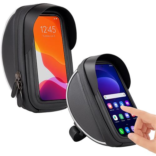 Telefoonhouder Fiets Universeel | Fiets / Racefiets / Mountainbike | Waterdicht | Universeel | Fietshouder | FIets Telefoon Houder | Waterdicht | Houder Fiets Telefoon | Fietstas