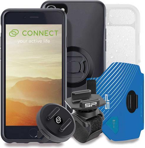 SP Connect Bike Bundle II - Telefoonhouder fiets voor de iPhone SE (2022 / 2020) / 8 / 7 / 6(s) - Zwart