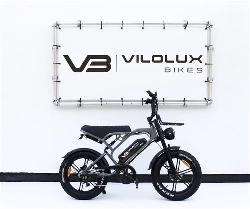 Vilolux® Fatbike electrisch - Fatbike V20 PRO - 2025 Model - Voorrek - Legaal - Rijklaar geleverd - Niet opvoerbare fatbikes - 2 Jaar garantie - Telefoontasje - Hydraulische remmen - Alarm - Dark Grey
