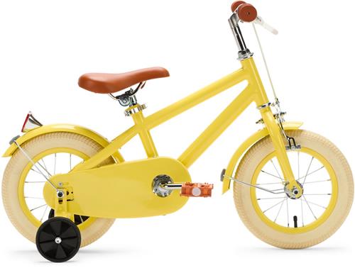 Generation Retro 12 inch Geel  Kinderfiets