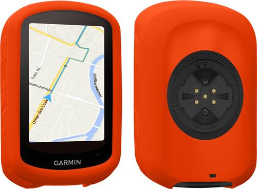 kwmobile fietscomputer gps hoes geschikt voor Garmin Edge 840 / Edge 540 hoesje - Beschermhoes voor fietsnavigatie - Siliconen cover