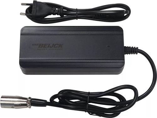 van Beijck Acculader - Li-ion - PMU3 XLR- 4-pins - Neutrik