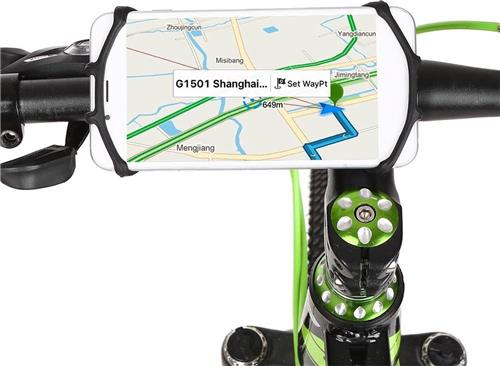 Fiets Telefoon Mount Fiets Siliconen Telefoon Mount Universele Fiets Motorfiets Stuur Verstelbare Mobiele Telefoon Houder Voor 3.5 tot 6.5 "Mobiele Telefoon
