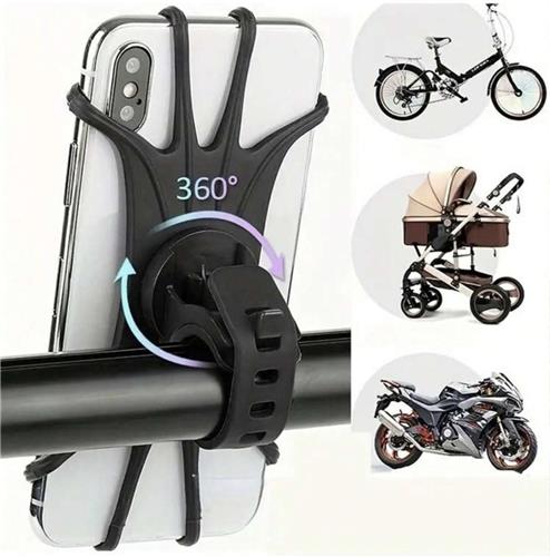 Telefoonhouder Fiets - 360 Graden Rotatie - Gsm Houder Fiets - Accessoires - Fiets Telefoonhouder - Fietshouder