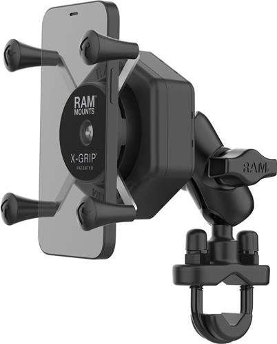 X-Grip® Telefoonhouder met Kogel & Vibe-Safe Adapter Stuur montage set