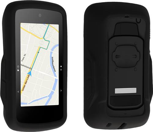 kwmobile fietscomputer gps hoes geschikt voor Bryton R750 SE hoesje - Beschermhoes voor fietsnavigatie - Siliconen cover