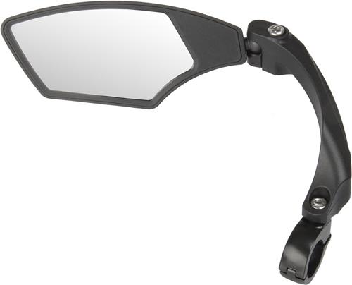 M-wave Fietsspiegel Links 110 X 55 Mm Zwart