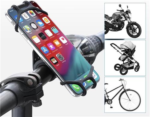 Telefoonhouder Fiets B2 | Schokbestenndige telefoon houder voor smartphones scooter | Universeel | Fietshouder | Steun | Houder Fiets Telefoon | Fietstas