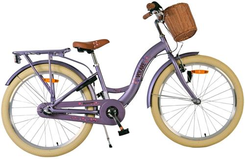 Volare Blossom Kinderfiets - Meisjes - 24 inch - Paars - 3 Versnellingen