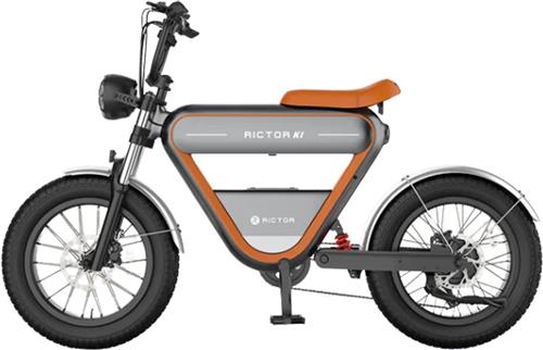 Rictor K1 - Future E-Bike  Elektrische Fiets Met 250W Motor + GPS - 25k/m - Full-Color Display - Hydraulische Schijfremmen  Achtervering - NFC Unlocking  Actieradius Tot 100km