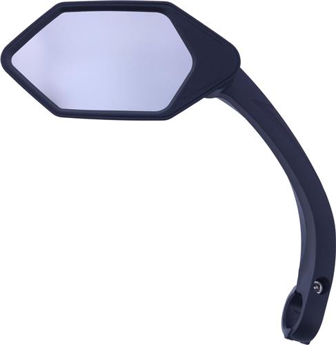 Craved Fietsspiegel - Links - Verstelbaar - E-Bike - Onbreekbaar glas - Zwart