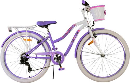 Volare Lovely Kinderfiets - Meisjes - 26 inch - Paars - 7 speed
