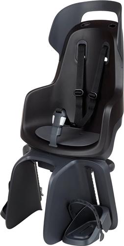 Bobike Maxi Go RS Fietsstoeltje  Met slaapstand  Bagagedrager - Urban Black