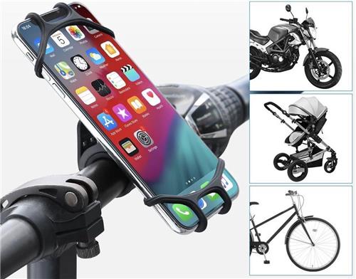 Dovon fiets siliconen stuurhouder voor mountainbike en motorfiets - Universeel | Fietshouder | FIets Telefoon Houder | Steun | Houder Fiets Telefoon | Bike holder