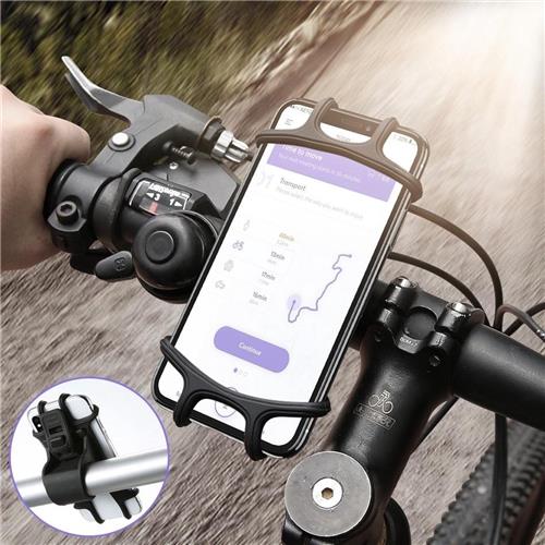 Universele Telefoonhouder Fiets - 4 tot 6.5 inch - Zwart
