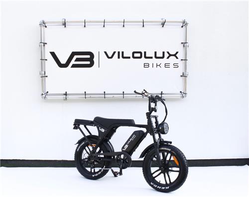 Vilolux® Fatbike electrisch - Fatbike V8 - Fatbike C80 - 2025 Model 4.0 - Achterzit - Legaal - Rijklaar geleverd - Niet opvoerbare fatbike - 2 Jaar garantie - Hydraulische remmen - Alarm - Telefoontasje - Full Color LCD display - Zwart