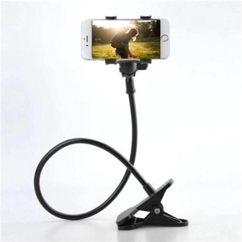 Universele Flexibele Telefoonhouder met Klem - Flexibele Arm - Lazy Arm Smartphone Holder - Flexibel - Telefoon Houder - Universeel - Zwart