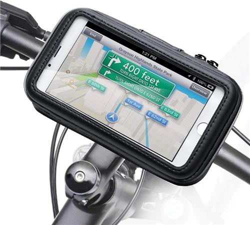 Universele Telefoonhouder Fiets - Ook voor Motor - GSM houder - Fietshouder - Zwart