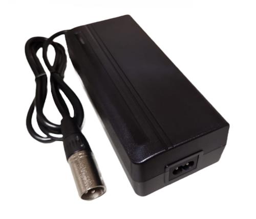 Fietsaccu lader - Elektrische fietsoplader - 36V - 2A - met XLR 3 pins stekker