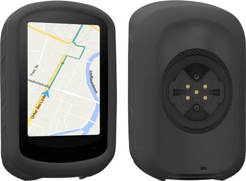 kwmobile fietscomputer gps hoes geschikt voor Garmin Edge 840 / Edge 540 hoesje - Beschermhoes voor fietsnavigatie - Siliconen cover