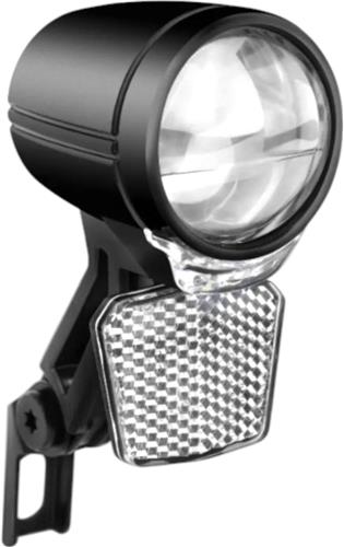 Falkx E-bike koplamp - 50 Lux - Waterproof - 6V-48V - Zwart - Inclusief reflector