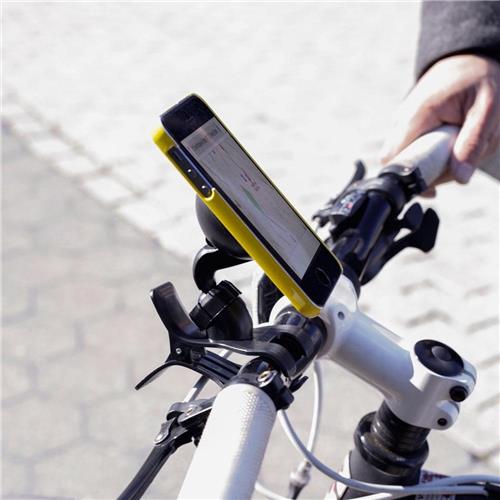 Kikkerland Universele smartphonehouder - Telefoonhouder voor op de fiets - Te gebruiken voor navigatie