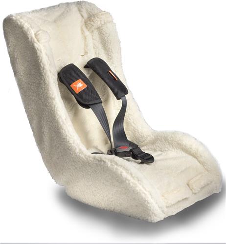 Melia Bakfiets Inzetstoel 5-puntsgordel 8-18 Maanden Schaap Wit