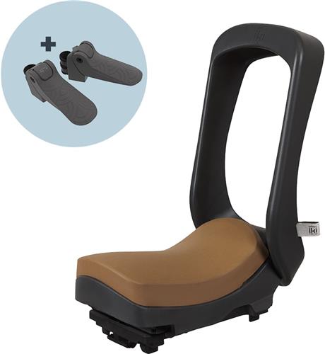 Urban Iki Junior Fietszitje - MIK HD - Bincho Black / Kurumi Brown