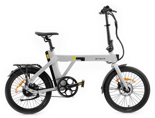 ENGWE P20 Elektrische Vouwfiets - Carbon Riemaandrijving - 20 Inch - 250W Motor - 100 km Actieradius - Hydraulische Schijfremmen - Wit