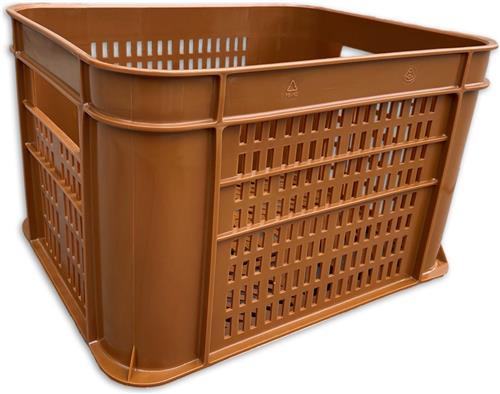 Lynx Fietskrat - - Kunststof - 30L Bruin