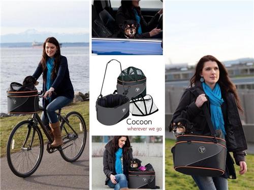 DoggyRide Cocoon Fietsmand Rood