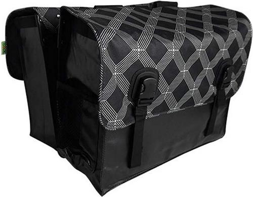 BECK Classic - Dubbele Fietsstas - Black Diamonds - 46L