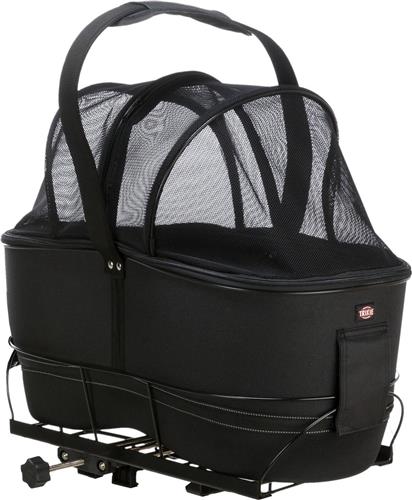 Trixie - Fietsmand Bagagedrager - Breed - Zwart - 60X29X49 cm
