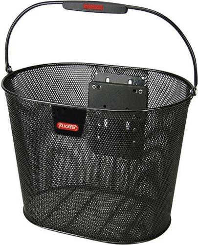 KLICKfix Oval Plus EF - Fietsmand - Stuur - Voor - 18 l - Zwart