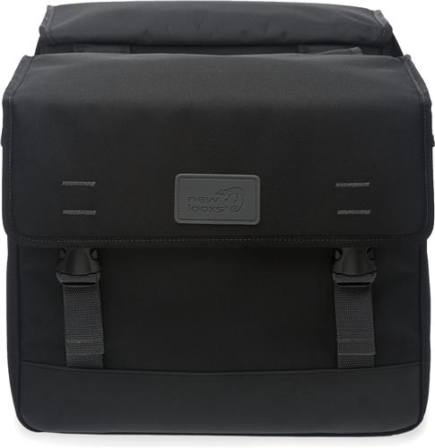 New Looxs Origin Double - Dubbele Fietstas - Geschikt voor Elektrische Fietsen - Waterdicht Polyester - 39 Liter - Zwart