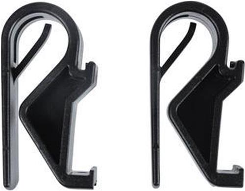 Basil Hook-On System Sports - Set van 2 haken - Zwart