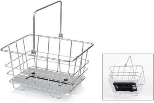 XLC mand Carry More BA-B05 achterop zilver