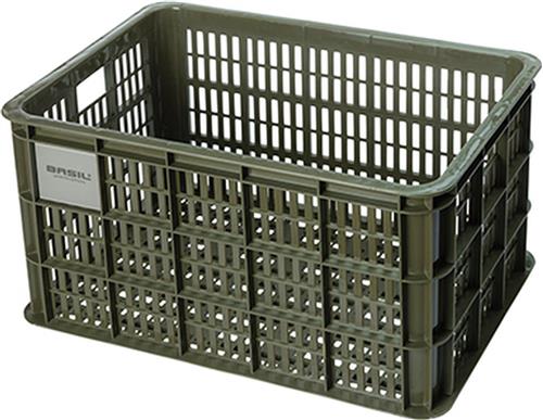Basil Fietskrat L - Groot - 40 Liter - Groen