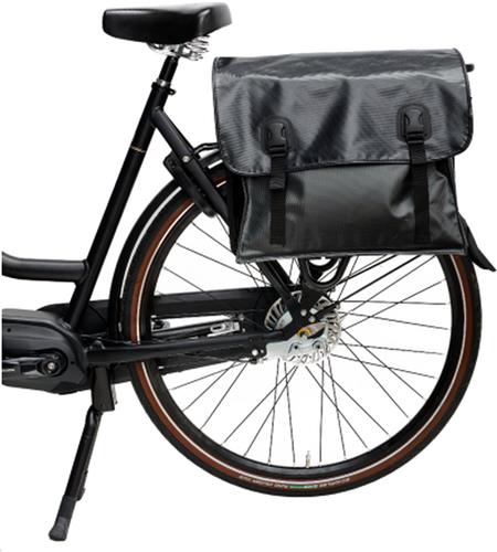 BECK Classic - Dubbele Fietsstas - Bisonyl - Zwart - 46L