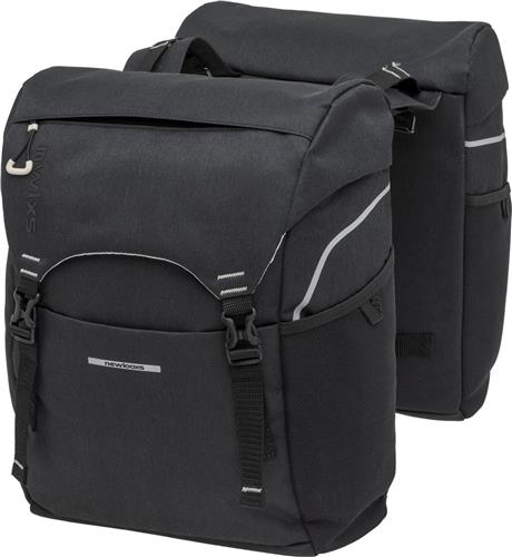 New Looxs Sports Double Dubbele Fietstas - 32 liter - Zwart
