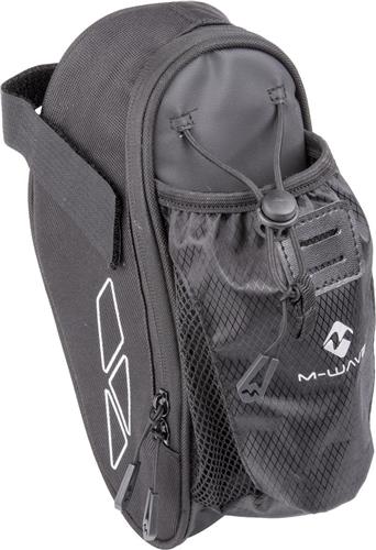 M-wave Zadeltas Amsterdam Bottle 1 Liter Zwart