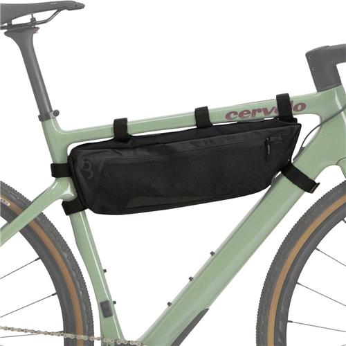 BBB Cycling Frametas Racefiets & Gravelbike 4 Liter - Waterbestendige Bikepacking Fietstas - Verstelbaar - Bikepacking Tassen - Middle Mate Medium BSB-142