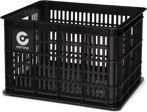 Cortina Dubai - Fietskrat - Zwart - 33 Liter
