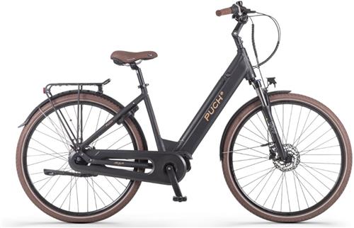 PUCH E-Dance S N7 Elektrische Fiets  E-bike  Rijklaar Geleverd - Lage Instap - Framemaat 48 - Uitneembare Accu - 28 Inch - 250W Ananda Middenmotor - 100 km Actieradius - Matt Black