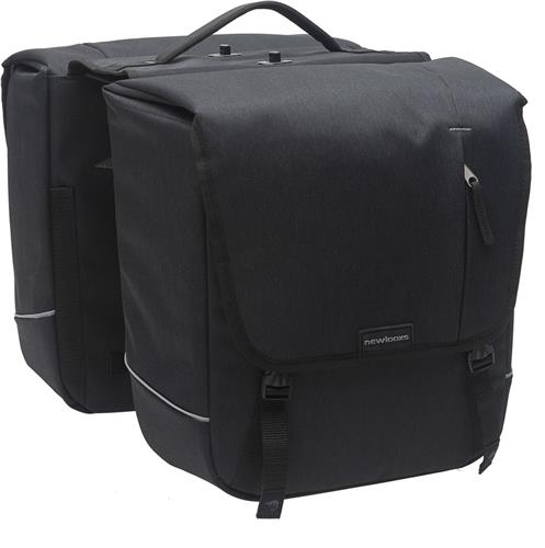 New Looxs Nova Detachable Dubbele Fietstas - Afneembaar - 32 liter - Zwart